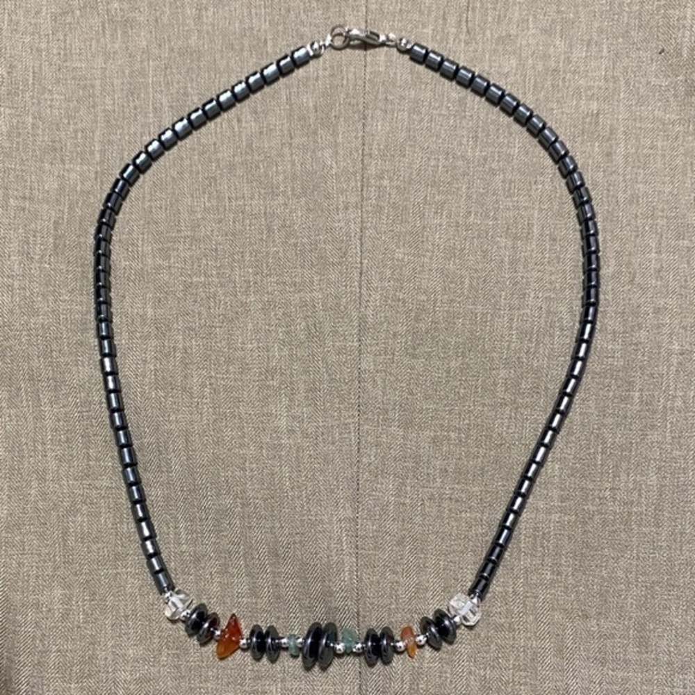 Vintage hematite Necklace
